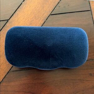 Gucci Blue and Red Velvet Glasses Case